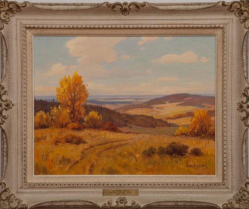 Roland Gissing (1895-1967): Autumn Hills