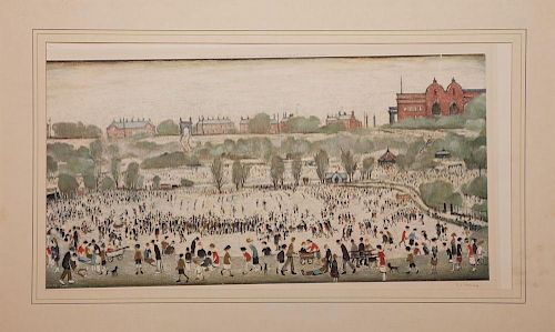 After Laurence Stephen Lowry (1887-1976): Ice Skating