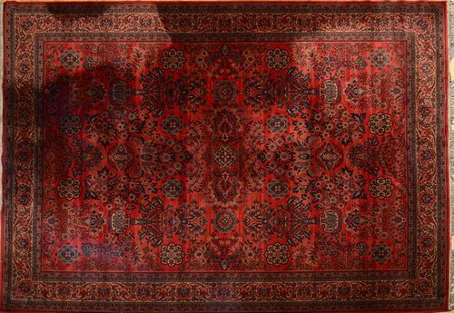 Persian Carpet on Red Ground