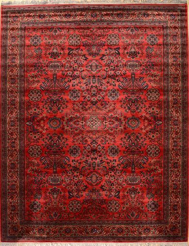 Persian Carpet on Red Ground