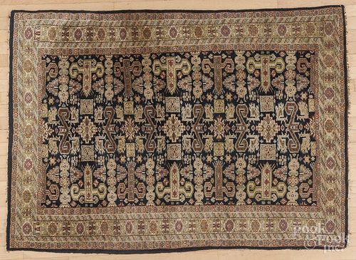 Shirvan carpet, ca. 1940, 5'7'' x 4'.