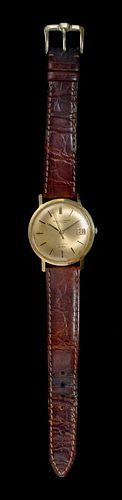 A Yellow Gold Ref. 807A Automatic De Luxe Wristwatch, IWC,
