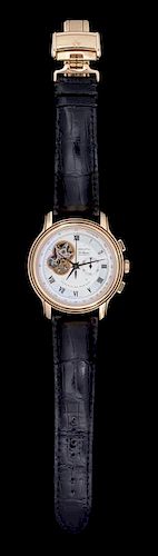 An 18 Karat Rose Gold El Primero ChronoMaster Wristwatch with Power Reserve, Zenith,