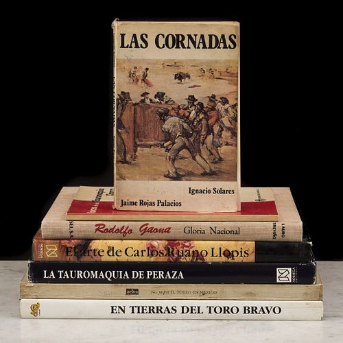 Libros sobre Toros y Tauromaquía. El Arte de Carlos Ruano Llopis / Rodolfo Gaona. Gloria Nacional. Piezas: 7.