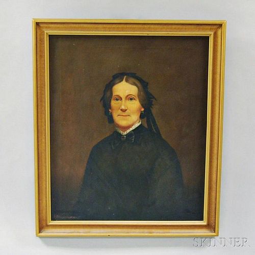 Joseph Goodhue Chandler (American, 1813-1884)       Portrait of Emily Chellis