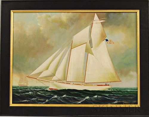 D. Tayler (American, 20th Century)       Yacht Race.