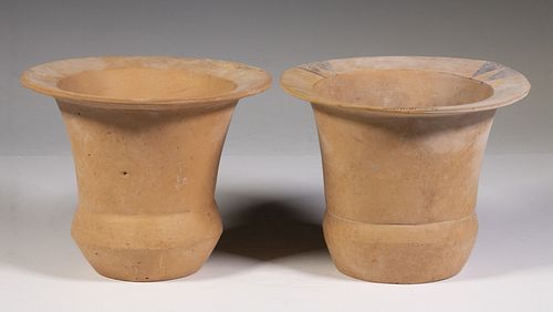 (2) CHINESE ARCHAIC FORM TERRACOTTA VASES
