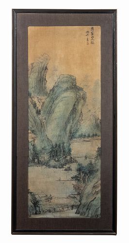 18TH C. CHINESE SCROLL PAINTING