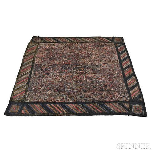Large Hooked Room-size Rug