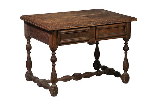 EARLY FRENCH CANADIAN TAVERN TABLE