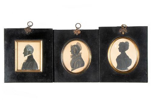 (3) FRAMED ENGLISH SILHOUETTES