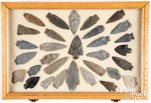 Thirty-one lower Susquehanna River stone points