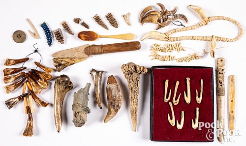 Collection of various teeth objects