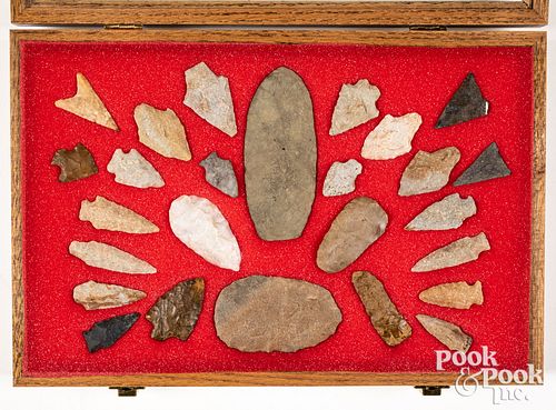 Twenty-six ancient Pennsylvania stone artifacts