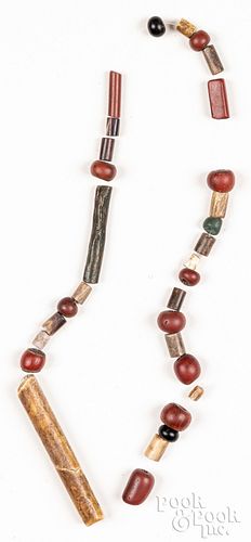 Group of Iroquois trade beads, 17th c.