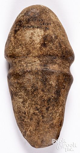 Pennsylvania full groove stone axe head