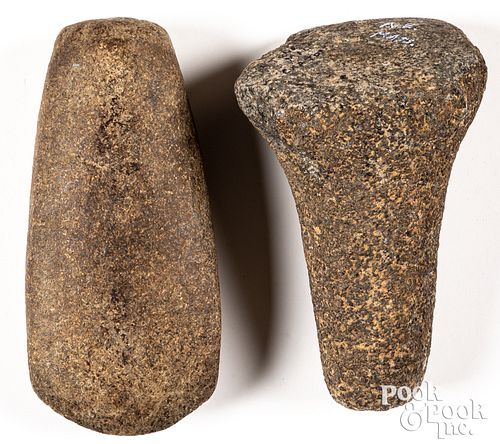 Two ancient Native American Indian stones