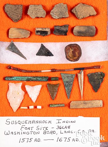 Susquehannock Indians artifacts