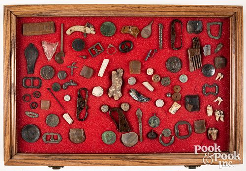 Approximately sixty-five field finds