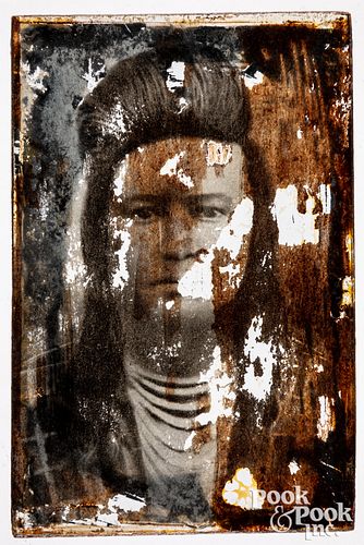 Native American Indian ambrotype