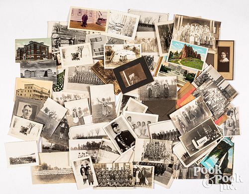 Collection of photographs and real photo postcards
