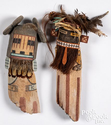 Two Hopi Indian kachina dolls