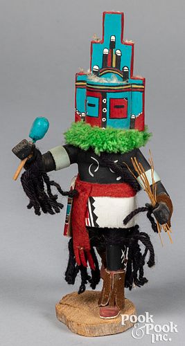 Contemporary carved and painted kachina doll
