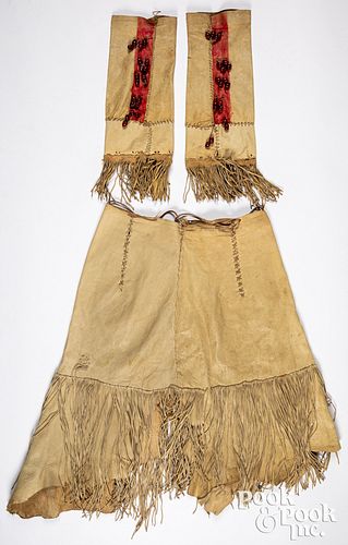 Native American Indian woman's hide skirt
