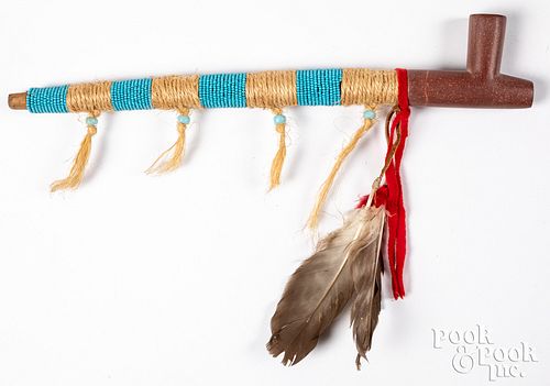 Native American Indian catlinite pipe