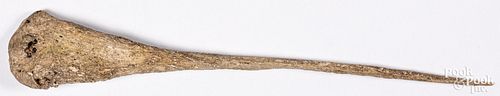 Native American Indian bone awl, 19th c.