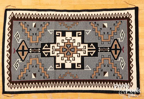Navajo Indian Two Grey Hills rug