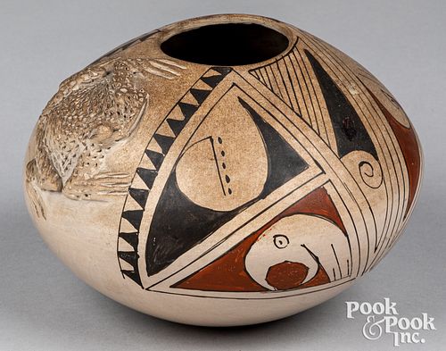 Mexican Casas Grande polychrome pottery vessel