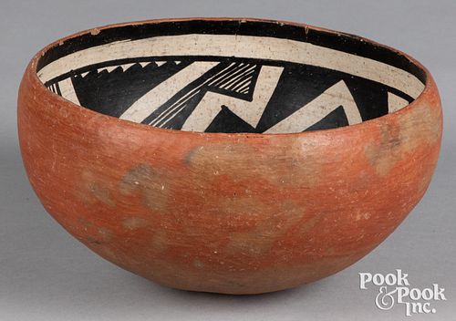 Pueblo Indian Anasazi polychrome food bowl