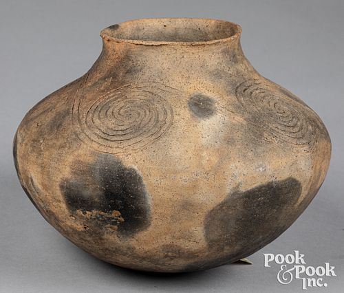 Quapaw Indian pottery vessel