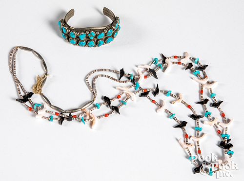 Native American Indian bracelet, etc.