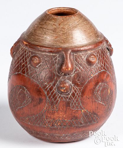 Amazonian pottery vessel