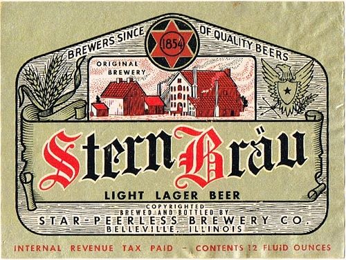 1946 Stern Brau Light Lager 12oz IL7-20 - Belleville, Illinois