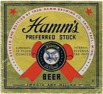 1944 Hamm's Preferred Stock Beer 12oz CA100-12 - Saint Paul, Minnesota