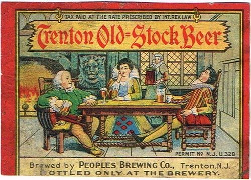 1933 Trenton Old Stock Beer No Ref. ES107-25 - Trenton, New Jersey