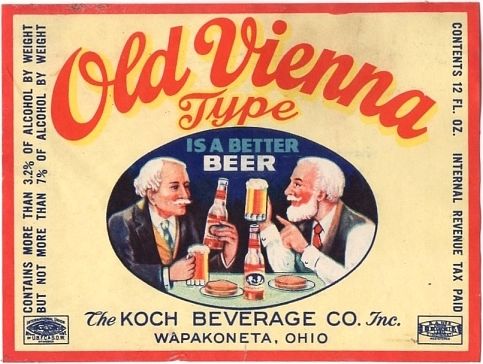1939 Old Vienna Beer 12oz OH92-07 - Wapakoneta, Ohio