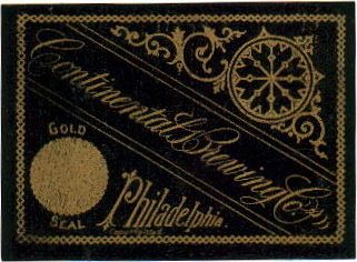 1910 Gold Seal Beer (mini bottle label) No Ref. PA69-02 - Philadelphia, Pennsylvania