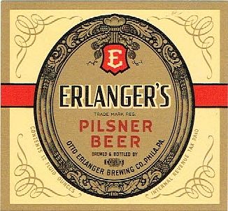 1937 Erlanger's Pilsner Beer 12oz PA70-20 - Philadelphia, Pennsylvania