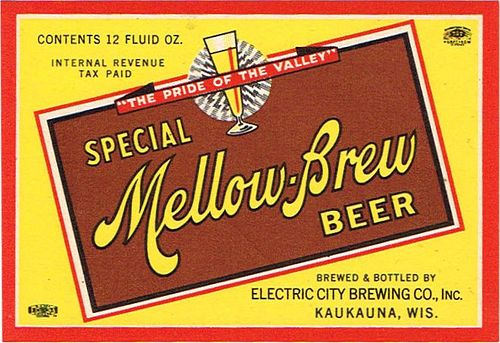1938 Special Mellow Brew Beer 12oz WI194-11 - Kaukauna, Wisconsin
