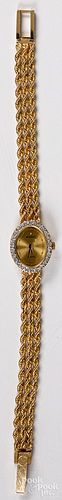 Movado 14K gold ladies wristwatch