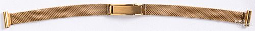18K gold watch band, 9.8dwt.