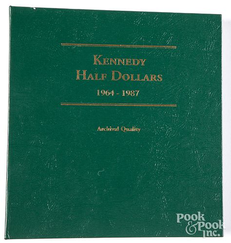 Incomplete set of Kennedy half dollars
