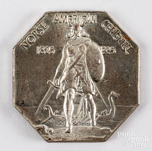 Norse American Centennial silver medal.