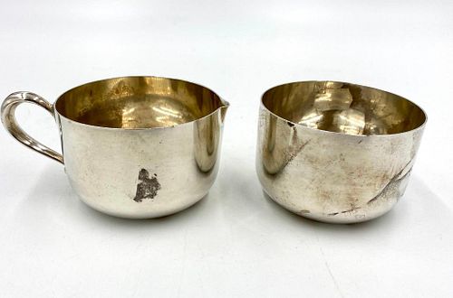 Webster Sterling Silver Cream and Sugar