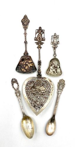 Assorted Dutch Silver Spoons