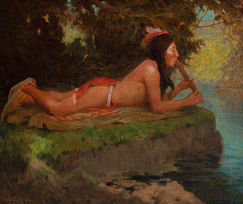 Eanger Irving Couse (1866–1936) – Repose 